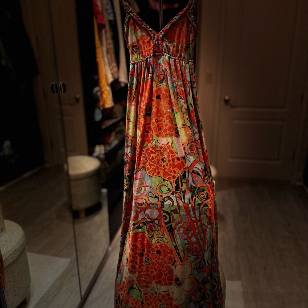 Summer long dress.. printed